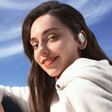 Baseus Eli Sport 1 Headset True Wireless Stereo (TWS) Ørekrog, Open-ear Opkald/musik USB Type-C Bluetooth Hvid