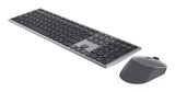 DELL KM7321W tastatur Mus inkluderet Kontor RF trådløs + Bluetooth QWERTY Russisk Grå, Titanium