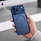Tech Protect Magpeak Magsafe Cc Iphone 17 Pro / 18 Pro Mat Dyb Blå