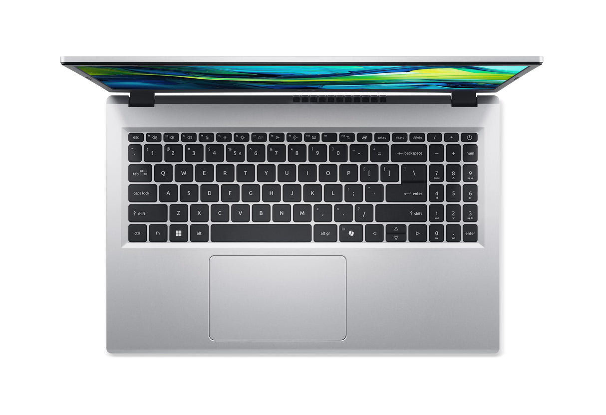 Acer Aspire Go 15 AG15-21P-R150 AMD Ryzen™ 5 7520U Laptop 39,6 cm (15.6") Fuld HD 16 GB LPDDR5-SDRAM 512 GB SSD Wi-Fi 6 (802.11ax) Windows 11 Home US International Sølv