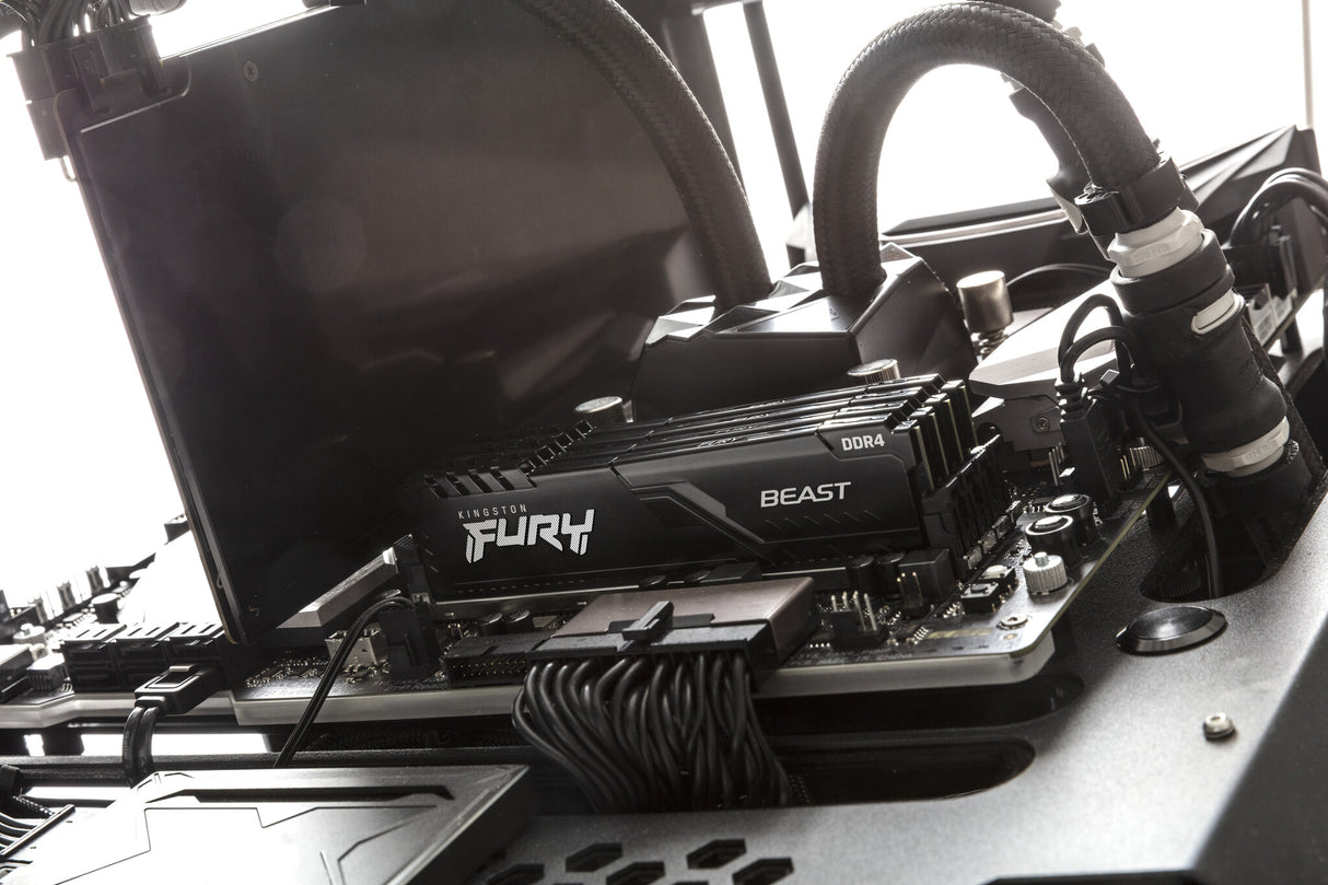 Kingston Technology FURY Beast 16GB 3200MT/s DDR4 CL16 DIMM 1Gx8 Black