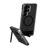 CARE by PanzerGlass Urban Explorer Case Transparent w. Black Kickstand & Qi Samsung Galaxy S26 Ultra