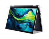 Acer Aspire Go Spin 14 AGSP14-31PT-338B Intel Core 3 N355 Hybrid (2-i-1) 35,6 cm (14") Berøringsskærm WUXGA 16 GB LPDDR5-SDRAM 512 GB SSD Wi-Fi 6 (802.11ax) Windows 11 Home Sølv