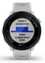 Garmin Forerunner 55 2,64 cm (1.04") MIP 42 mm Digital 208 x 208 pixel Hvid GPS (satellit)