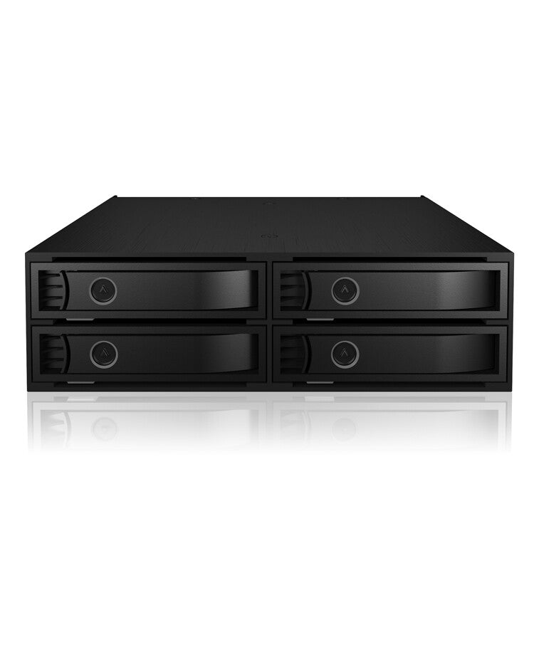 ICY BOX IB-2242U2K 13.3 cm (5.25") Storage drive tray Black