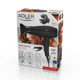 Adler AD 2267 hårtørrer 2100 W Sort