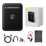 Powerbank / Starter + Kompressor 2in1 Baseus Super Energy Car Jump Starter, 8000mAh, 1000A USB (sort)