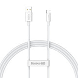 Baseus Superior-serien Kabel USB til USB-C, 65W, PD, 1m (hvid)