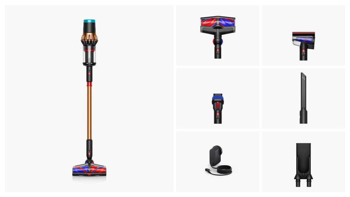 Dyson V16 Piston Animal 2-i-1 stangstøvsuger Batteri Dry HEPA Poseløs 1,3 L 900 W Sort, Kobberfarve