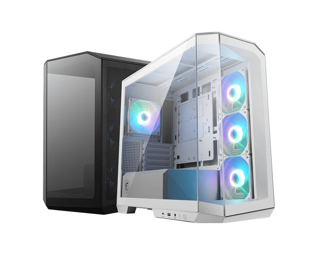 MSI MAG PANO M100R PZ Micro Tower Hvid