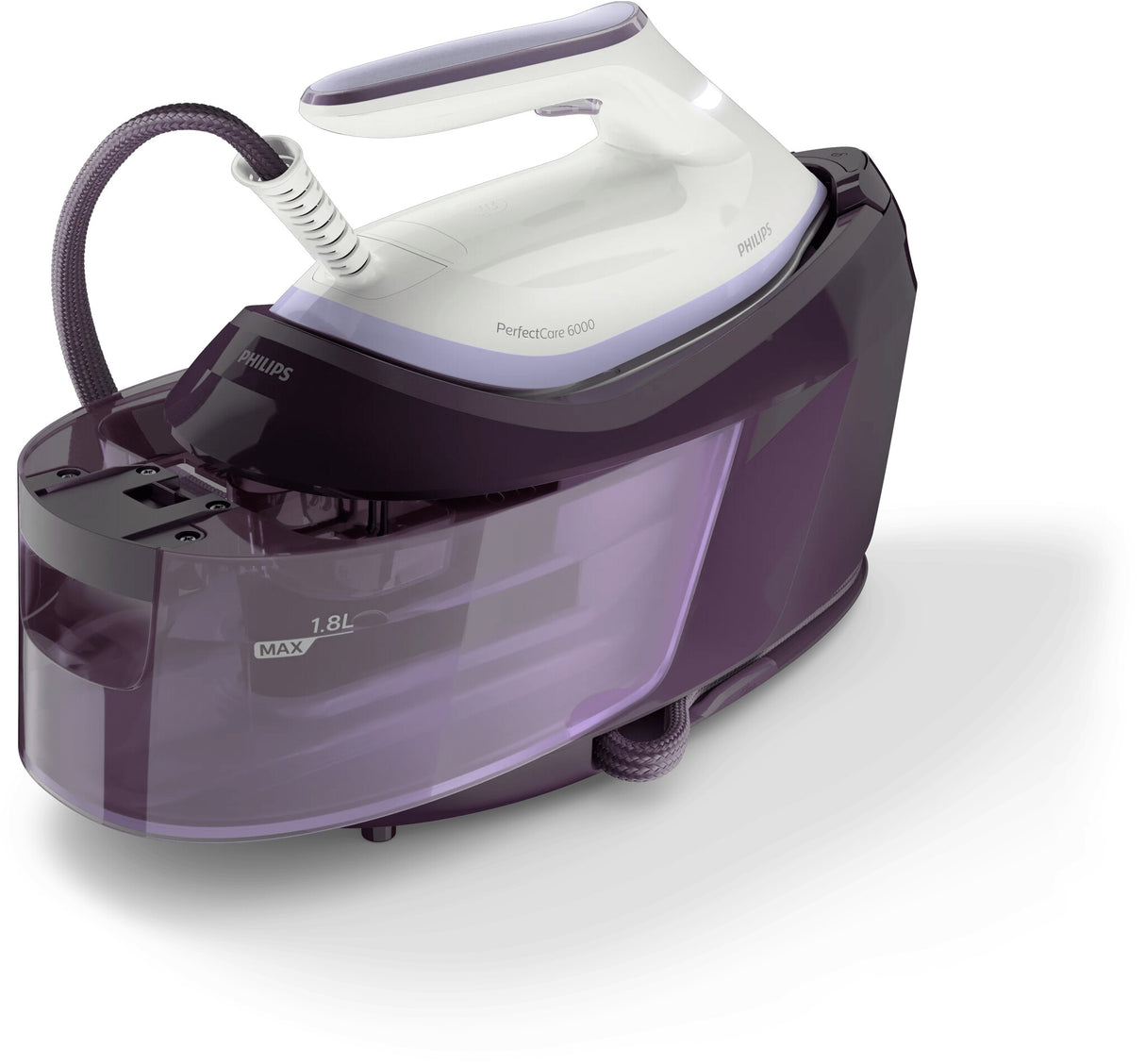 Philips PSG6024/30 Dampstrygning station 2400 W 1,8 L SteamGlide Plus strygesål Lilla