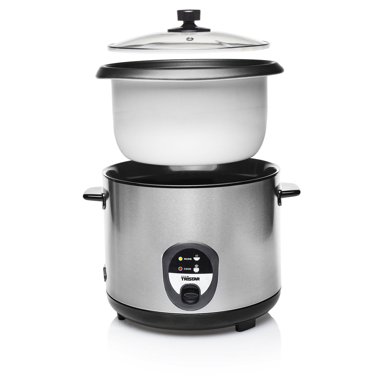 Tristar RK-6129 riskoger 2,2 L 900 W Sort, Rustfrit stål