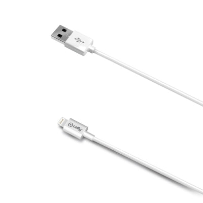 Celly USB-A to Lightning Cable 12W White (2M)