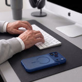 Tech Protect Magpeak Magsafe Cc Iphone 17 Pro Max / 18 Pro Max Mat Dyb Blå