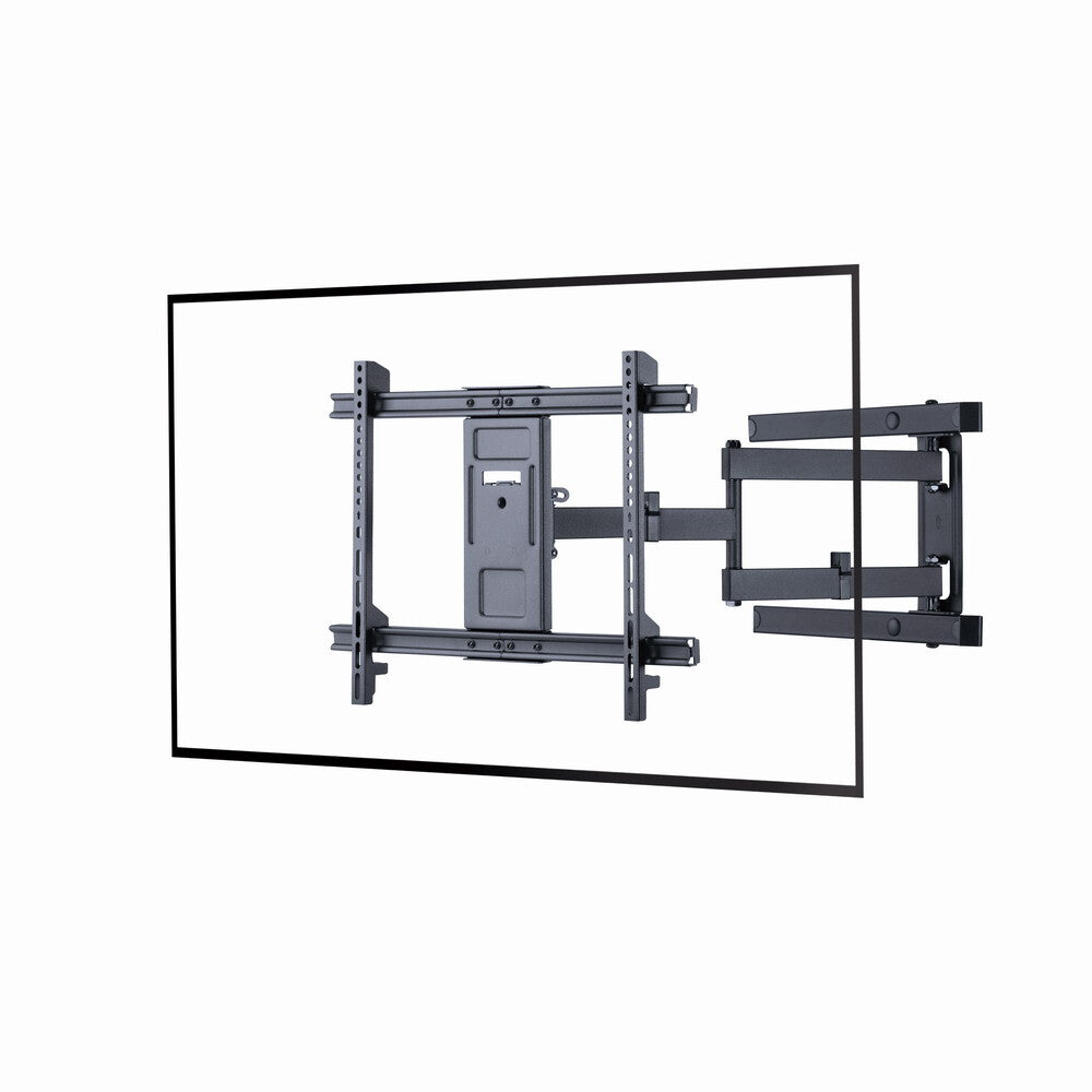 Gembird WM-80ST-05 tv-beslag 2,03 m (80") Sort