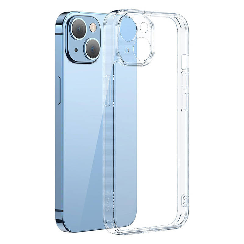 Baseus SuperCeramic Transparent Glass Case og Temperet Glass Set til iPhone 14 Plus
