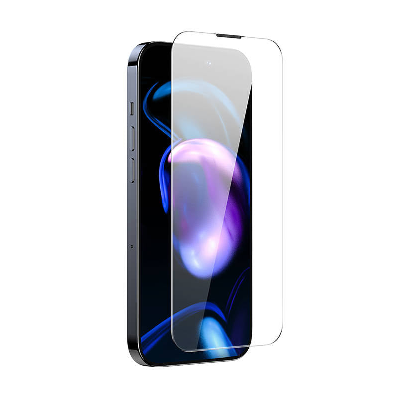 Baseus Crystal tempereret glas støvsikker 0,3 mm til iPhone 14 Pro Max (2 stykker)
