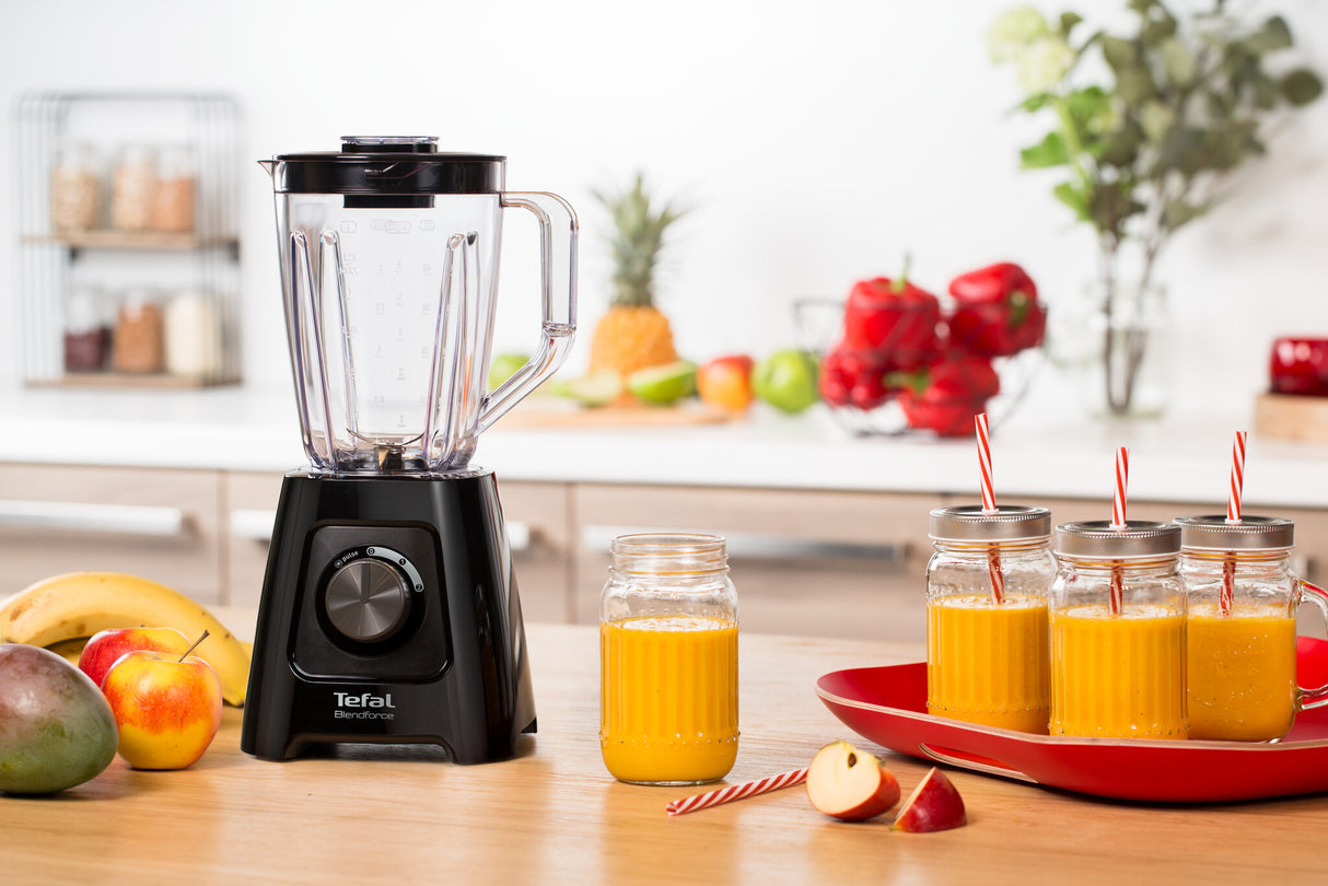 Tefal BlendForce II BL4208 blender 1,25 L Bordplade blender 600 W Sort