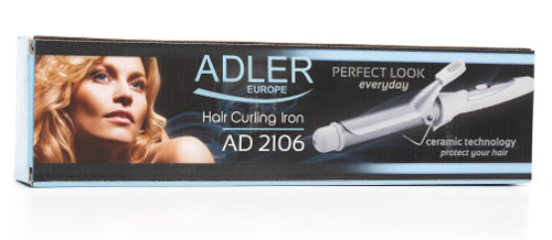 Adler AD 2106 Krøllejern Varm Metallic, Hvid 40 W