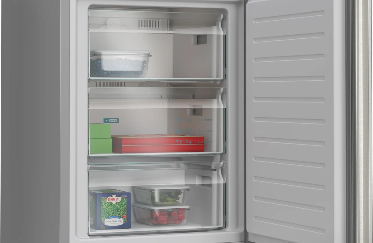 Siemens iQ300 KG36NVIDG køle-/fryseskab Fritstående 321 L Rustfrit stål