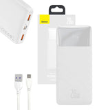 Powerbank Baseus Bipow 10000mAh, 20W (hvid)