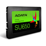 ADATA ASU650SS-512GT-R intern solid state drev 512 GB 2.5" Serial ATA III 3D NAND