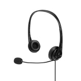 Lindy 42870 hovedtelefoner/headset Ledningsført Opkald/musik USB Type-A Sort