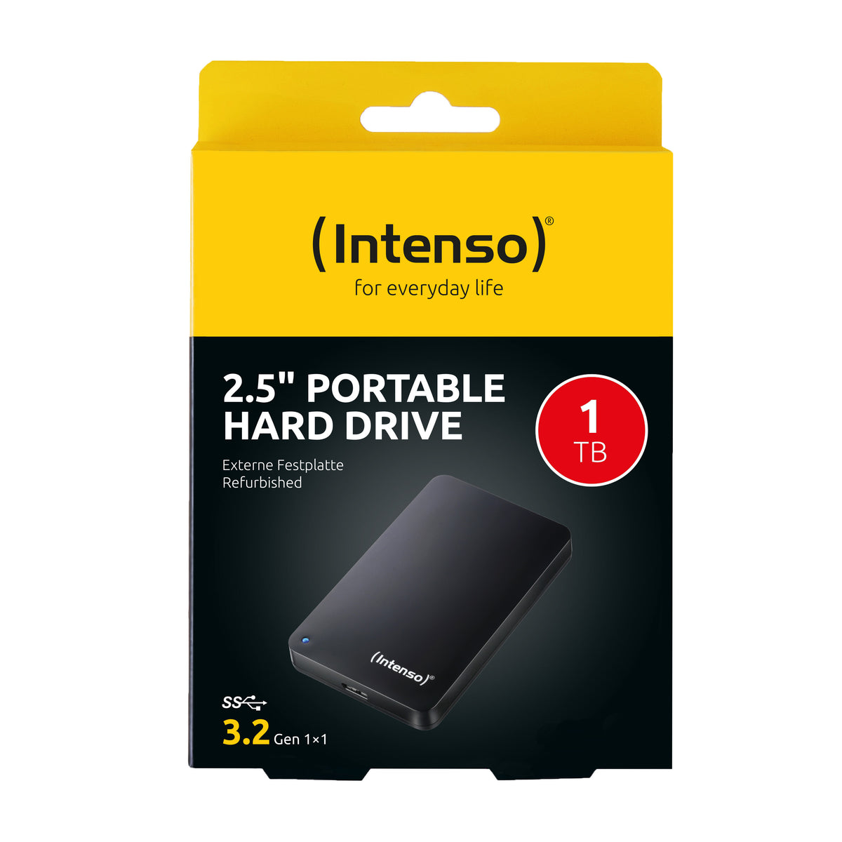 Intenso 6021660 Harddsik 1TB 1TB 3.2 Gen 1 3.2 Gen 1 5400rpm 5400rpm