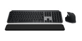 Logitech Master MX Keys S Combo for Mac tastatur Mus inkluderet Hjemme/kontor RF trådløs + Bluetooth QWERTY US International Aluminium, Sort