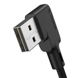 USB til Lightning-kabel, Mcdodo CA-7300, vinklet, 1,8 m (sort)