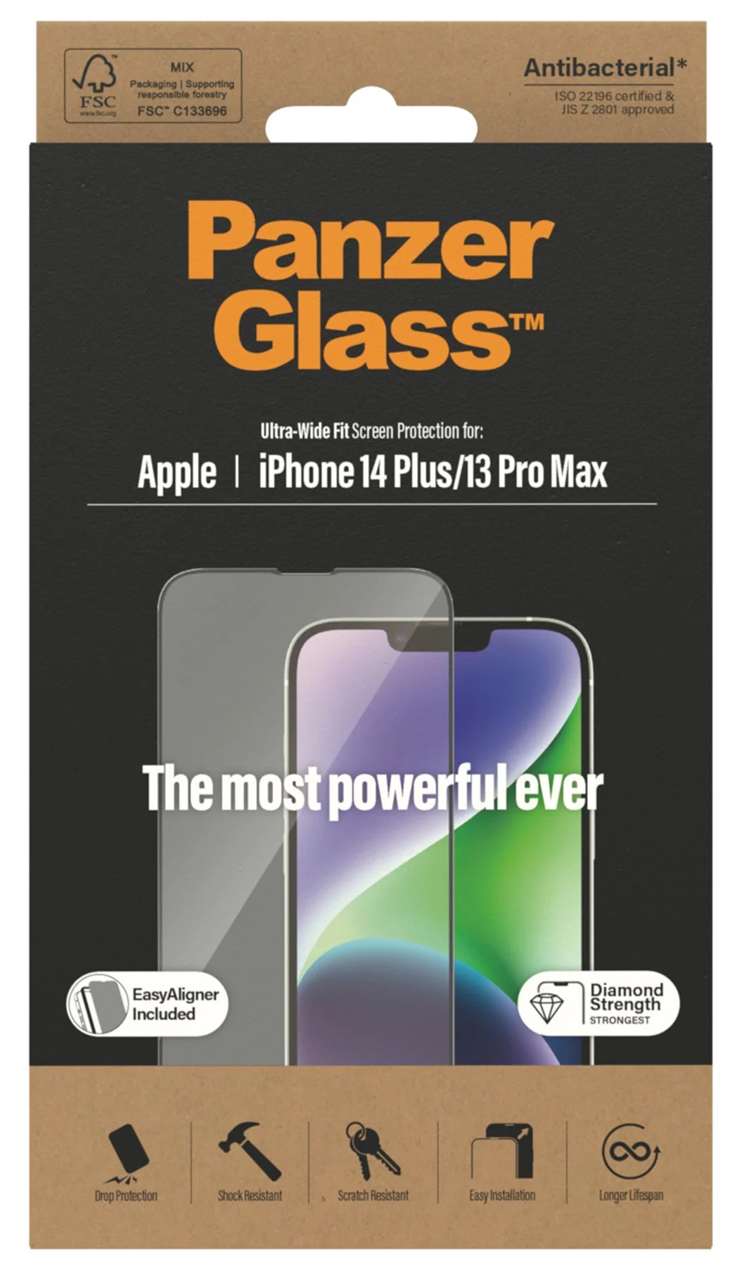 PanzerGlass Screen Protector Apple iPhone 14 Plus - Ultra-Wide Fit