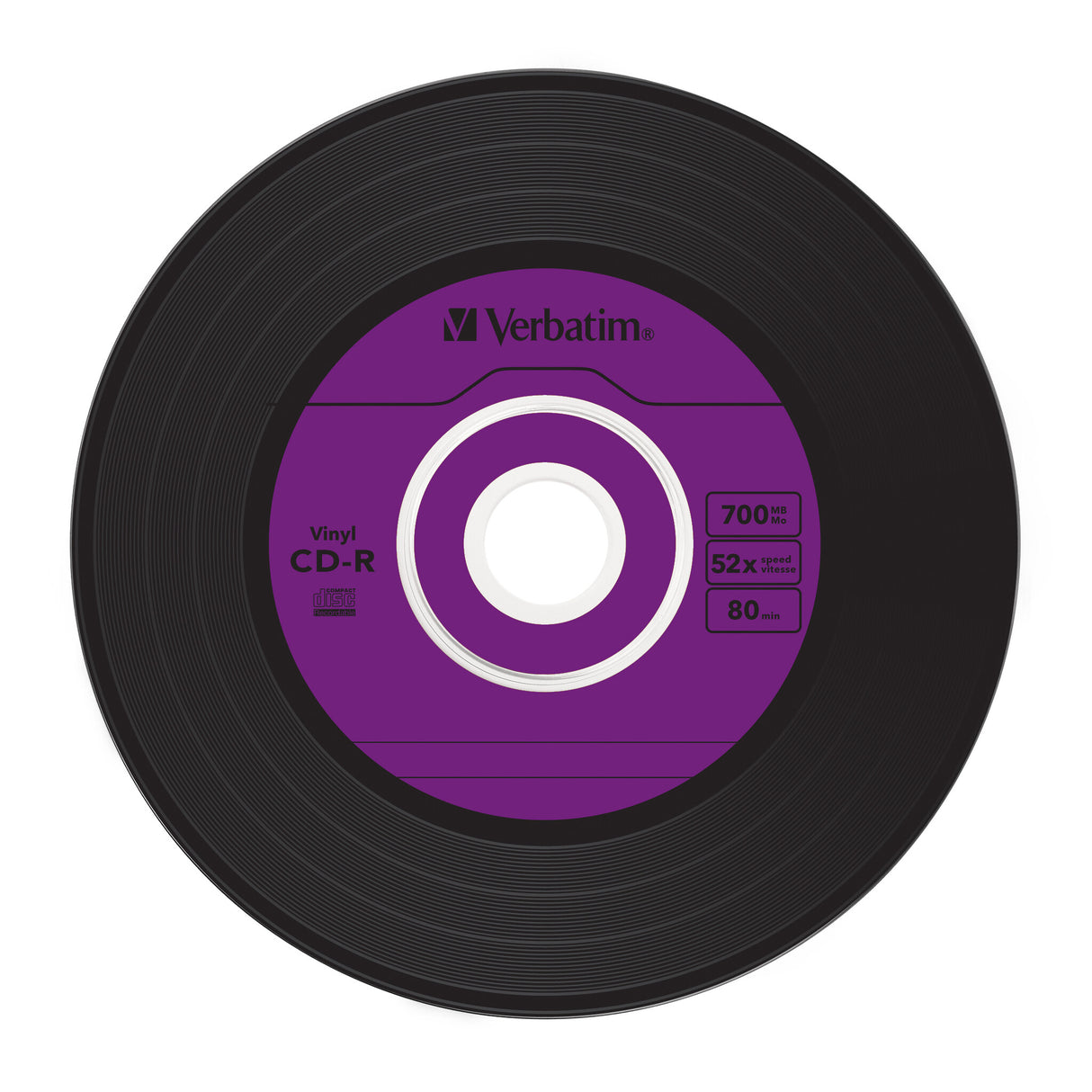Verbatim CD-R AZO Data Vinyl 700 MB 52x 10 stk