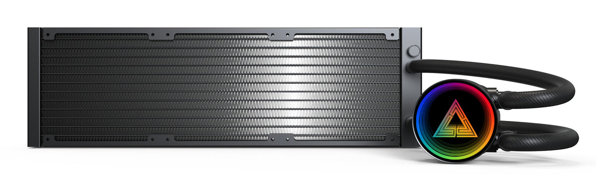 Montech LightFlow ARGB 360 Processor Alt-i-en væskekøler 12 cm Sort 1 stk