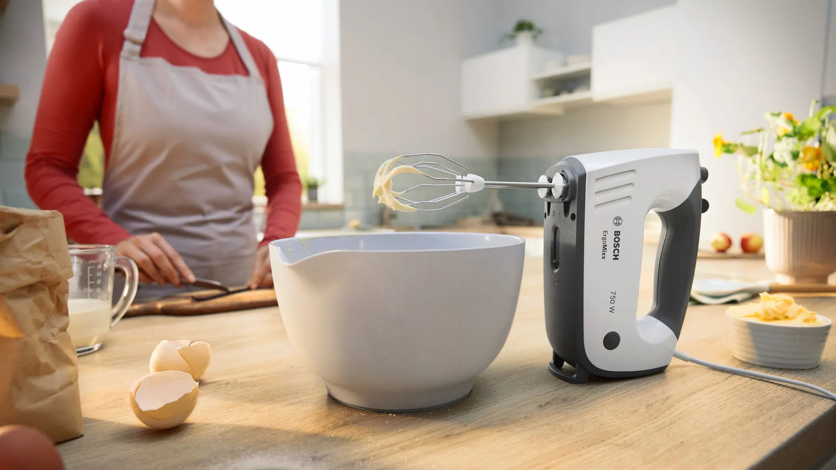 Bosch ErgoMixx MFQ37470 - hånd mixer/hånd blender - hvid/grå