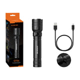Superfire GTS6 lommelygte, 360 lm, USB-C, 7W, 5 måder, 150m
