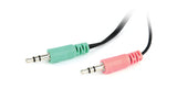 Gembird MHS-123 hovedtelefoner/headset Ledningsført Opkald/musik Sort