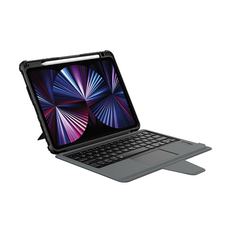 Nillkin-foder med tastatur til iPad 10.9" (sort)