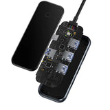 Adapter 4w1 Baseus Hub USB-C til 4xUSB 3.0 (Dark Grey)