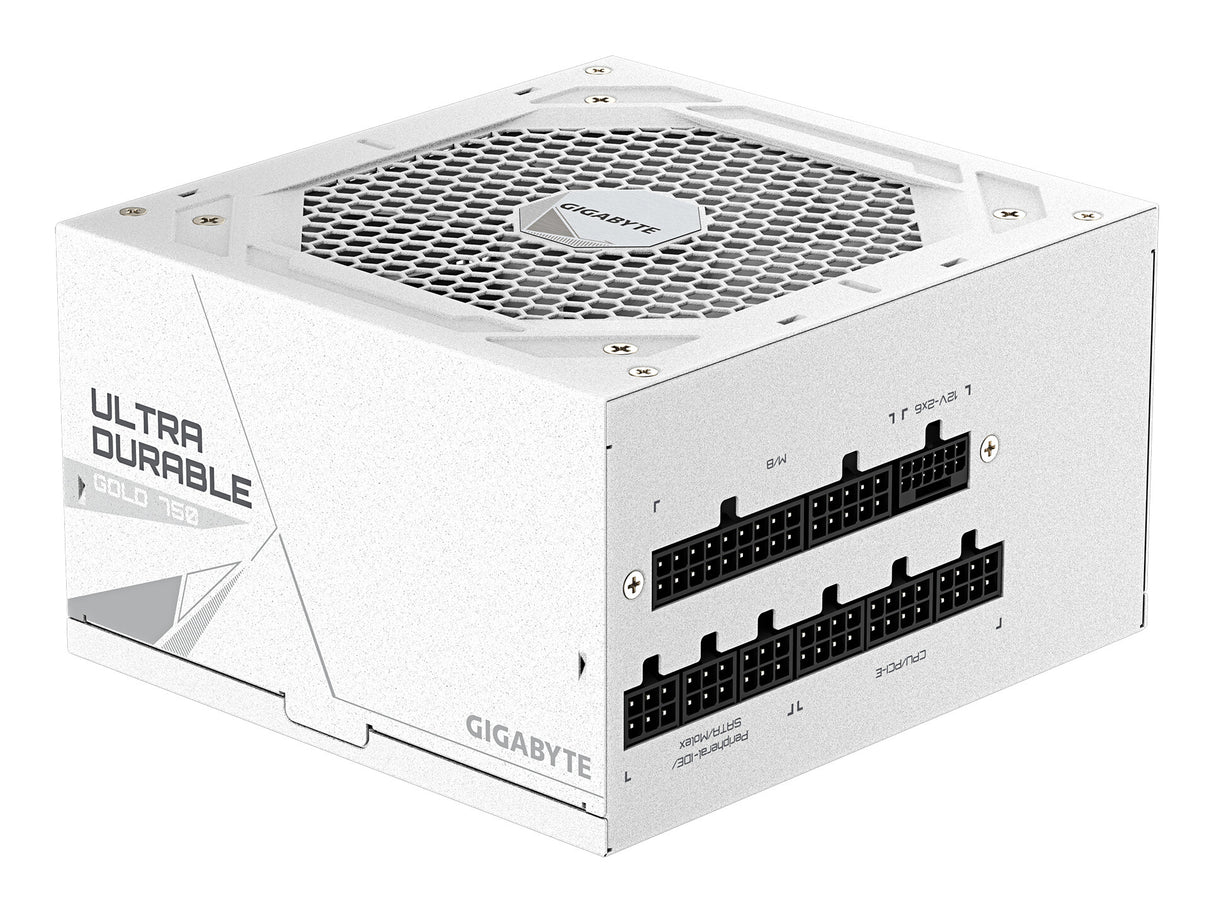 GIGABYTE UD750GM PG5 V2 ICE enhed til strømforsyning 750 W 20+4 pin ATX ATX Hvid