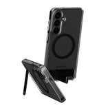 CARE by PanzerGlass Case Transparent w. Black Kickstand & Qi Samsung Galaxy S26+