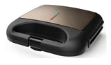 Black & Decker BXSA752E sandwichtoaster 750 W Sort, Bronze