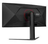AOC G4 CU34G4 computerskærm 86,4 cm (34") 3440 x 1440 pixel Wide Quad HD LED Sort, Rød