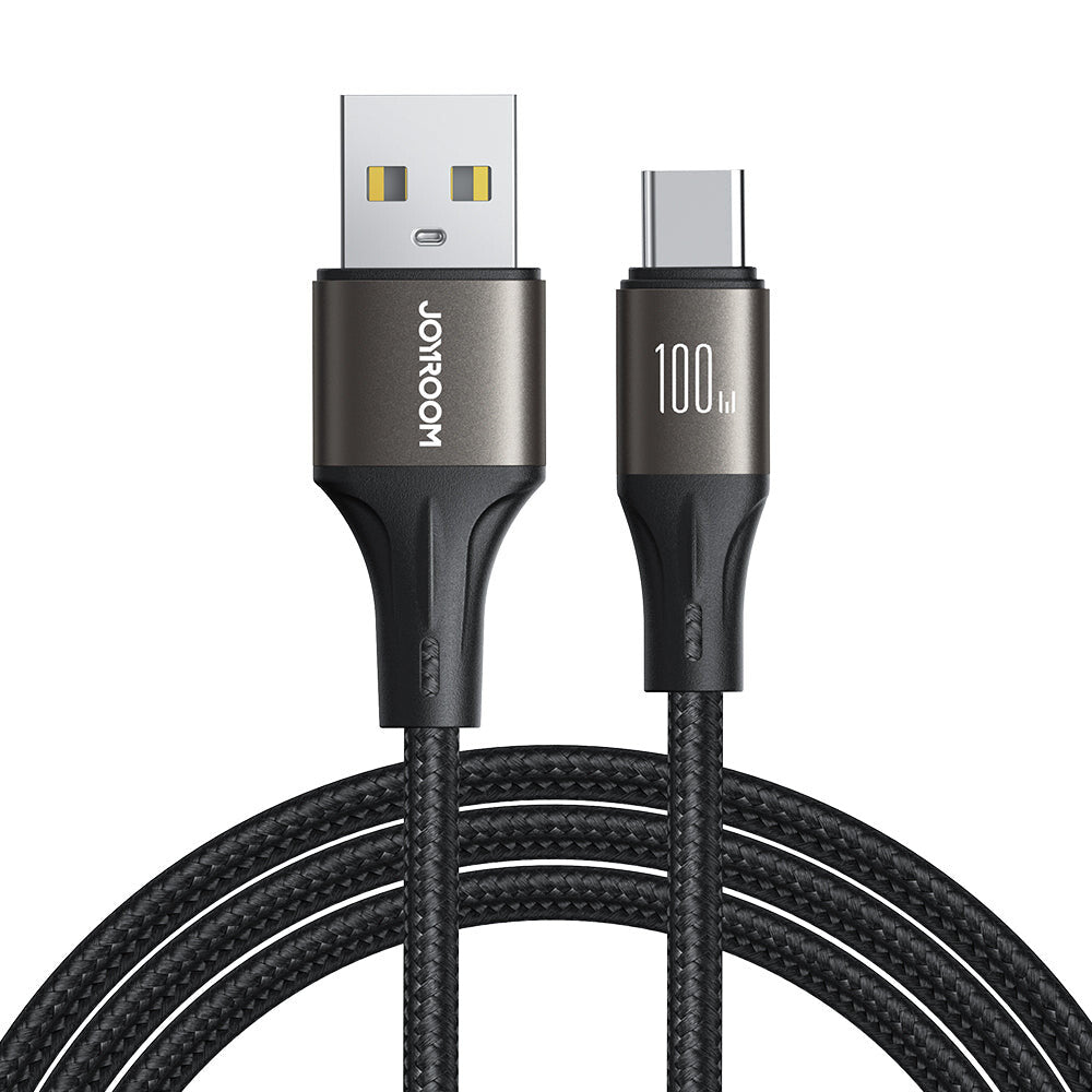 JOYROOM SA25-AC6 USB-kabel 1,2 m USB A USB C 0,48 Gbit/sek. 100 W Sort