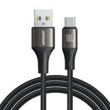 JOYROOM SA25-AC6 USB-kabel 1,2 m USB A USB C 0,48 Gbit/sek. 100 W Sort