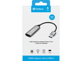 Sandberg 134-19 USB grafisk adapter Grå