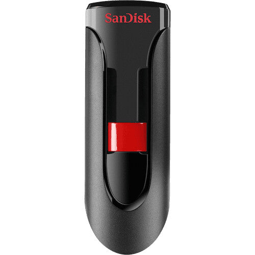 SanDisk Cruzer Glide USB-nøgle 256 GB USB Type-A 2.0 Sort, Rød