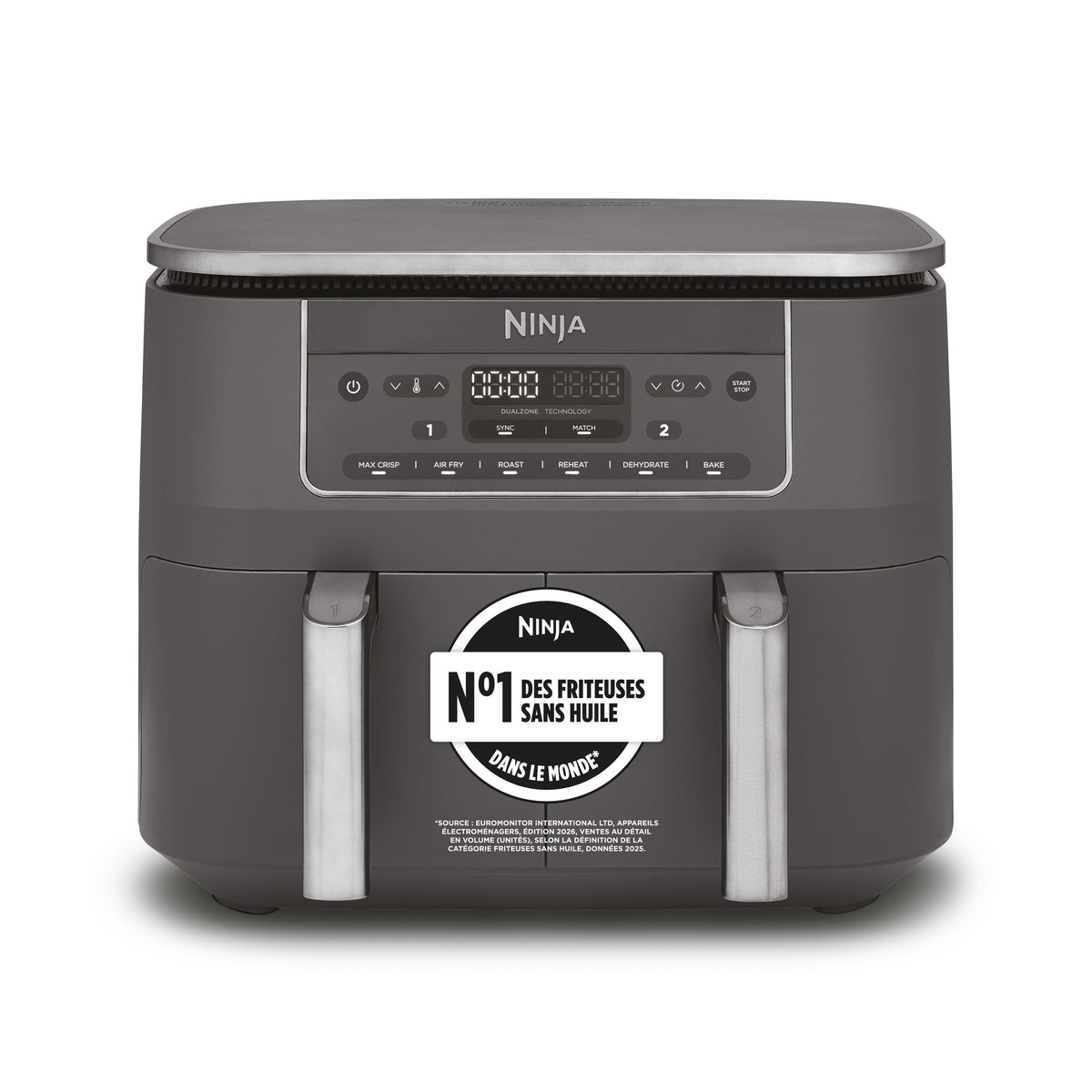 Karsto oro gruzdintuve Ninja 6-in-1 Dual Zone, 7,6 l