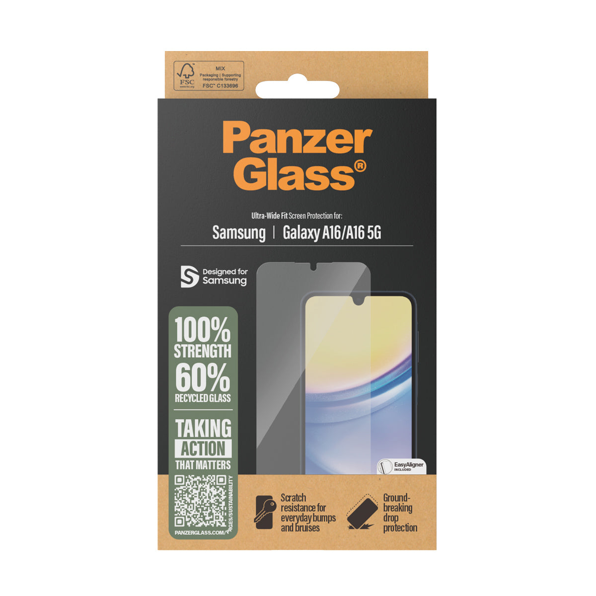 PanzerGlass Samsung Galaxy A16, A16 5G
