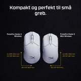 HyperX Pulsefire Haste 2 Mini Optisk Trådløs Kablet Hvid