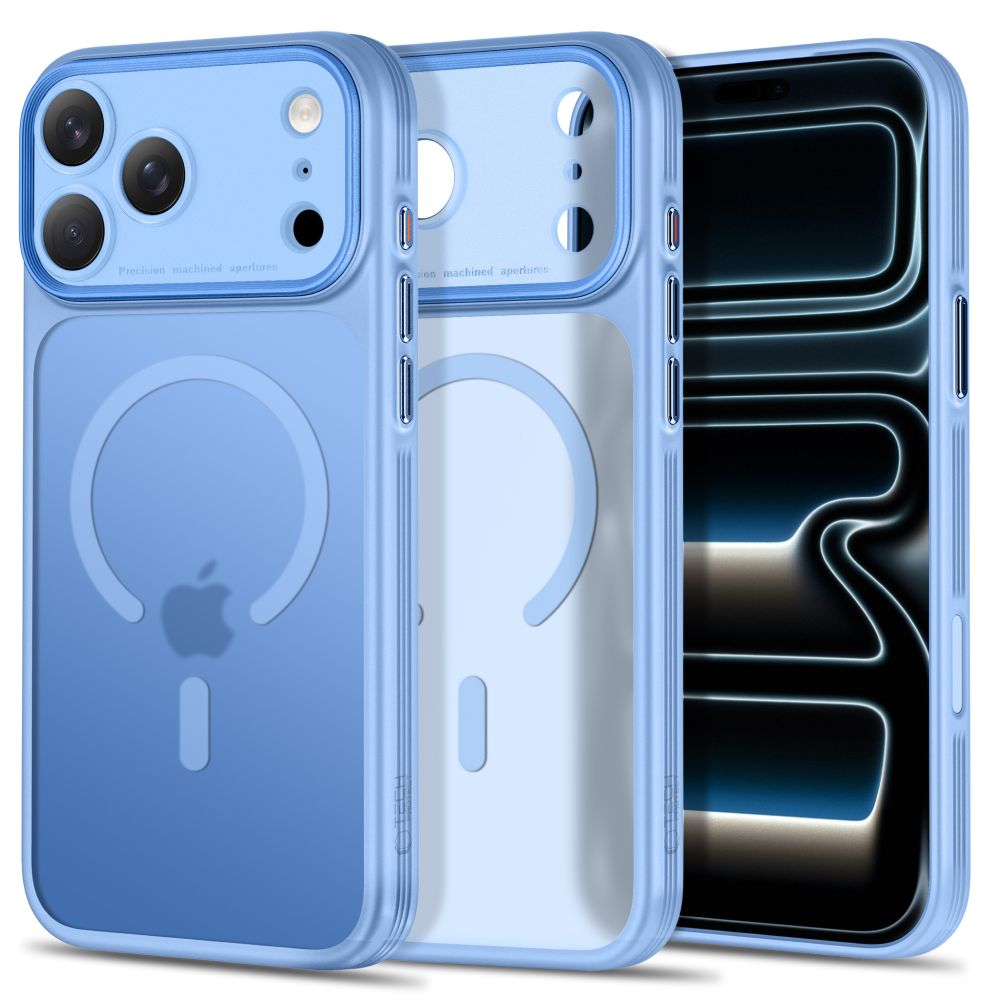 Tech Protect Magprime Magsafe Cc Iphone 17 Pro / 18 Pro Mat Lyseblå